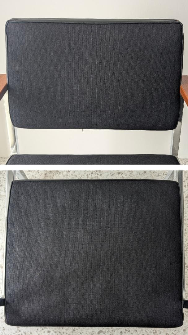 70s ビンテージ オカムラ メタルフレーム アームチェア ミッドセンチュリー