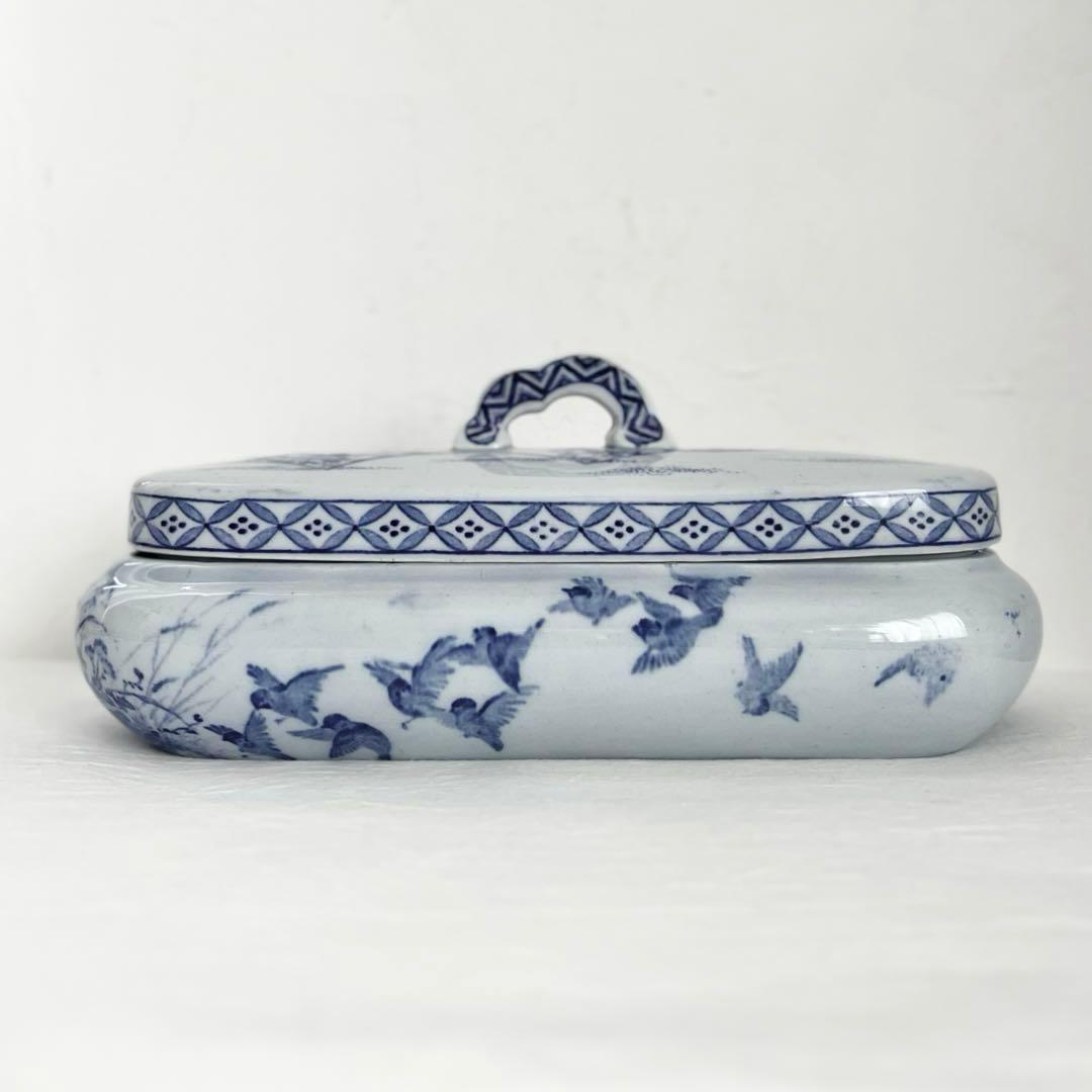 専用　クレイユモントロー Creil Montereau 花鳥 歯ブラシケース