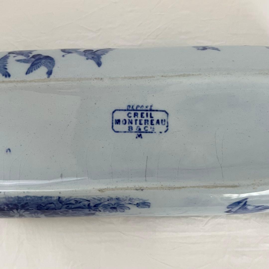 専用　クレイユモントロー Creil Montereau 花鳥 歯ブラシケース