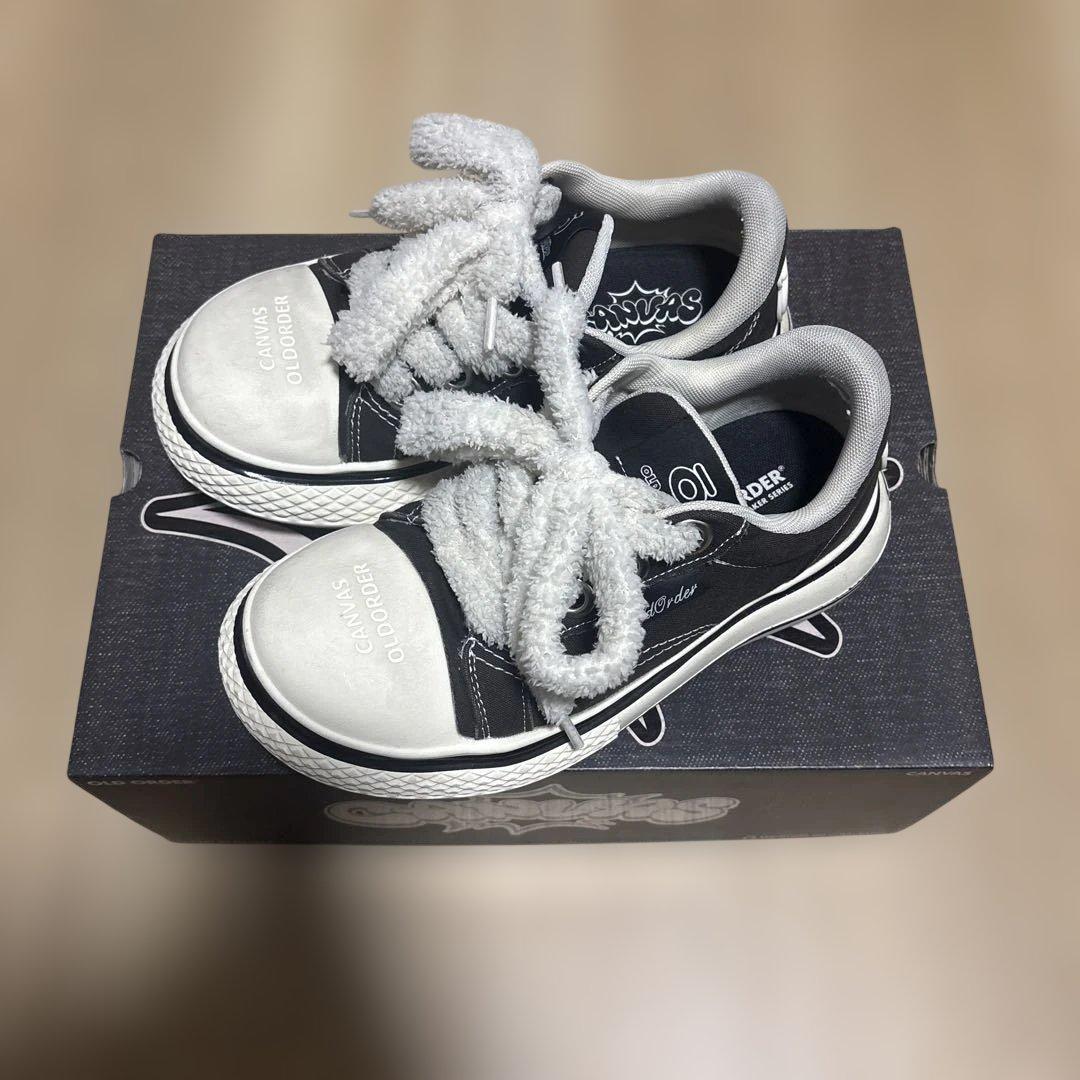 OLD ORDER canvas スニーカー　26cm 箱付き
