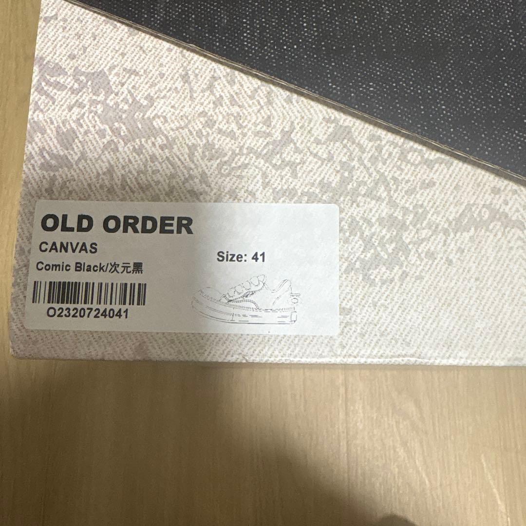 OLD ORDER canvas スニーカー　26cm 箱付き