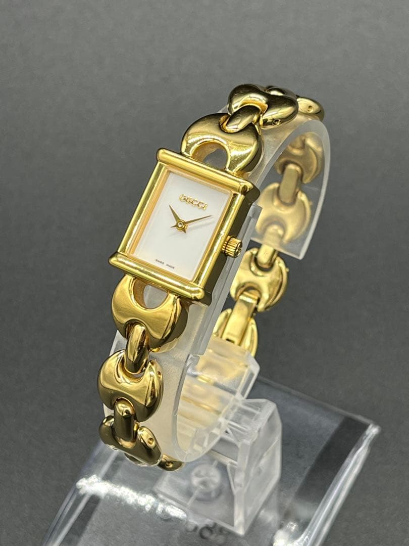 GUCCI 腕時計 1800L 金 箱付 動作未確認 ヴィンテージ