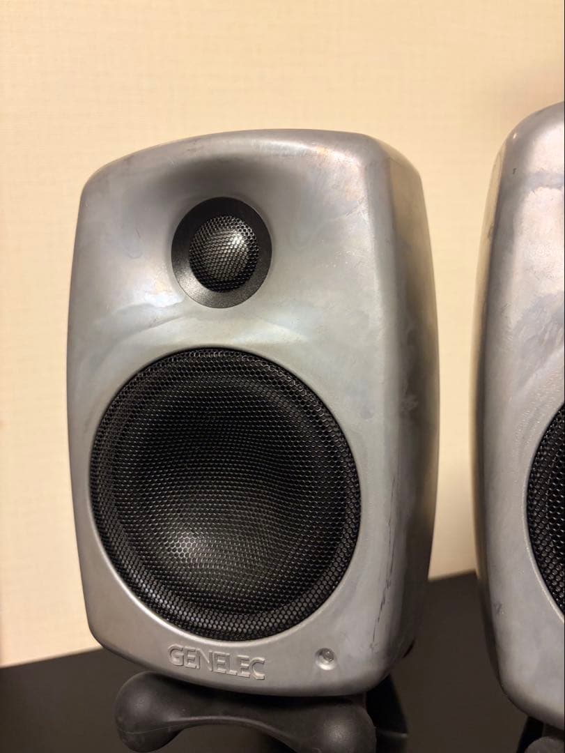 【極美品】GENELEC G Two スピーカー、スタンド、ケーブルセット