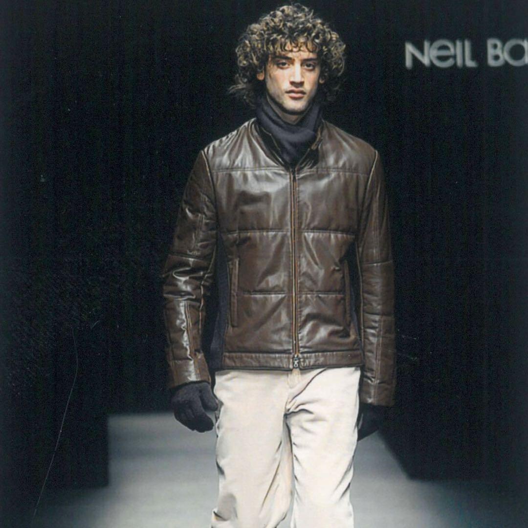 【アーカイブ】NEIL BARRETT 02aw 初期タグ レザーブルゾン