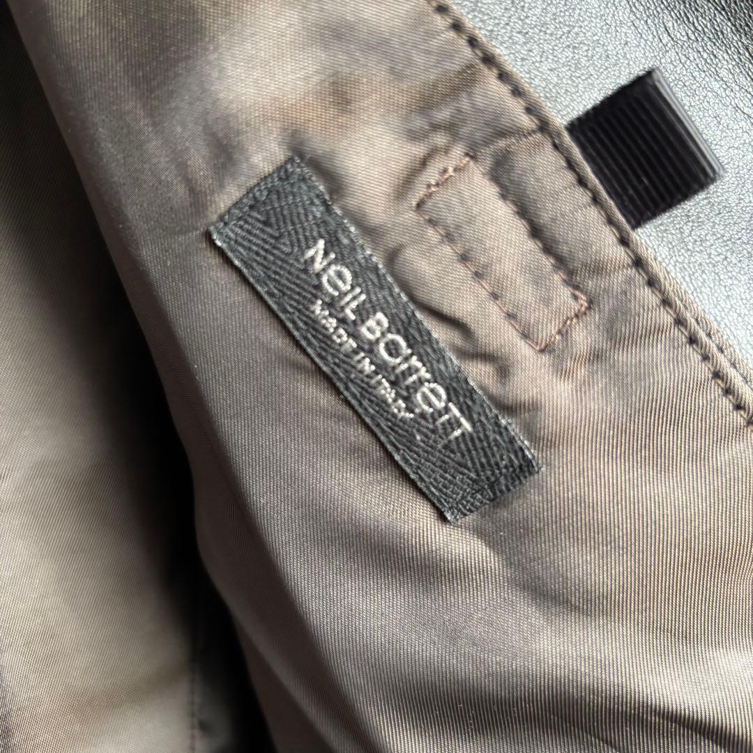 【アーカイブ】NEIL BARRETT 02aw 初期タグ レザーブルゾン