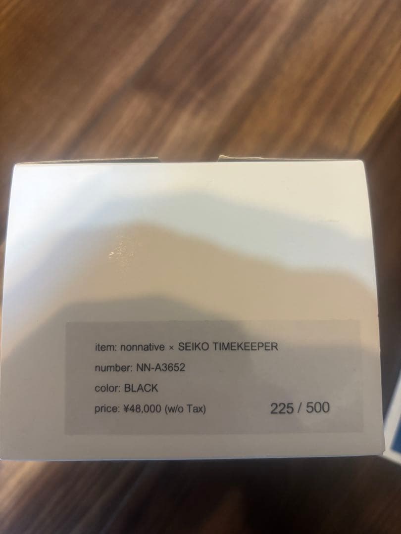 NONNATIVE×SEIKO クロノグラフ TIMEKEEPERウォッチ時計