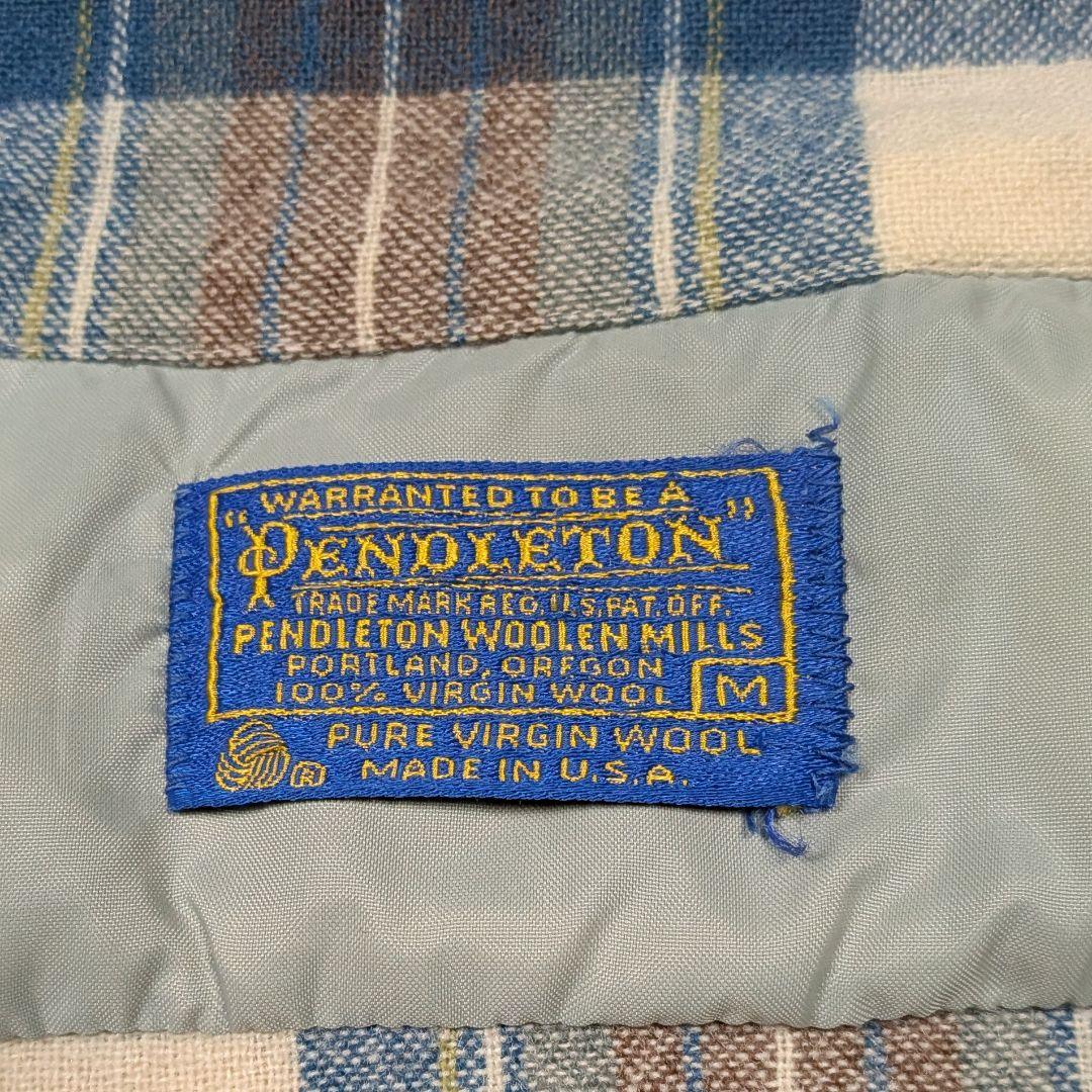 ✸70's✸PENDLETON✸ボードシャツ✸アメリカ製✸ Mサイズ✸ネルシャツ