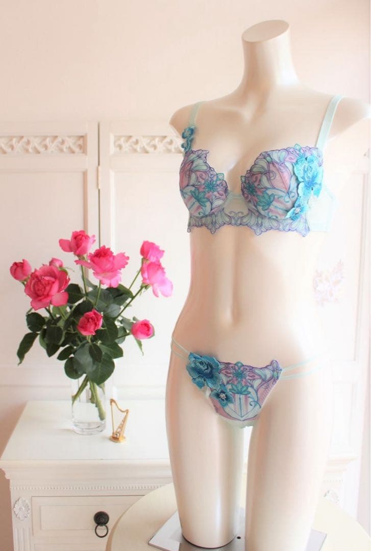 ワコール/サルート 61グループ 新品タグ付 P-upブラTバック G70