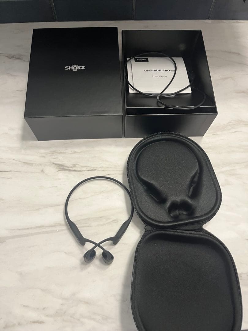 【美品】開封後使用1回のみSHOKZ OpenRun Pro 骨伝導イヤホン