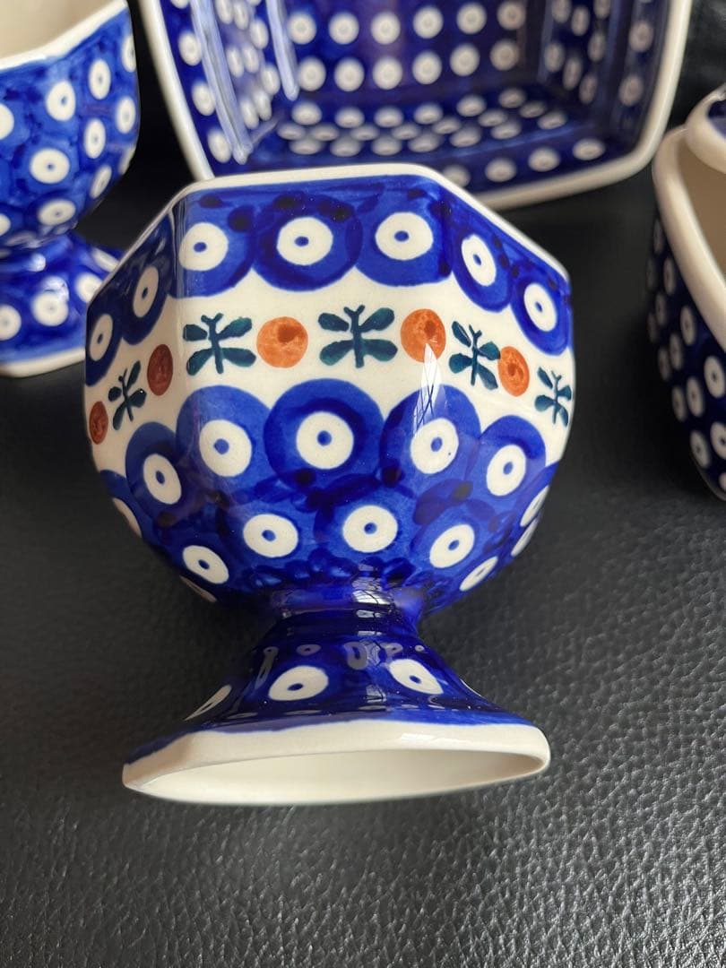 ポーランド陶器 食器4点 未使用品