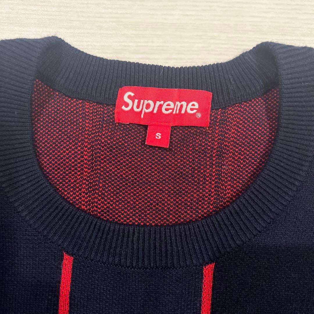 Supreme ストライプ ニットセーター S