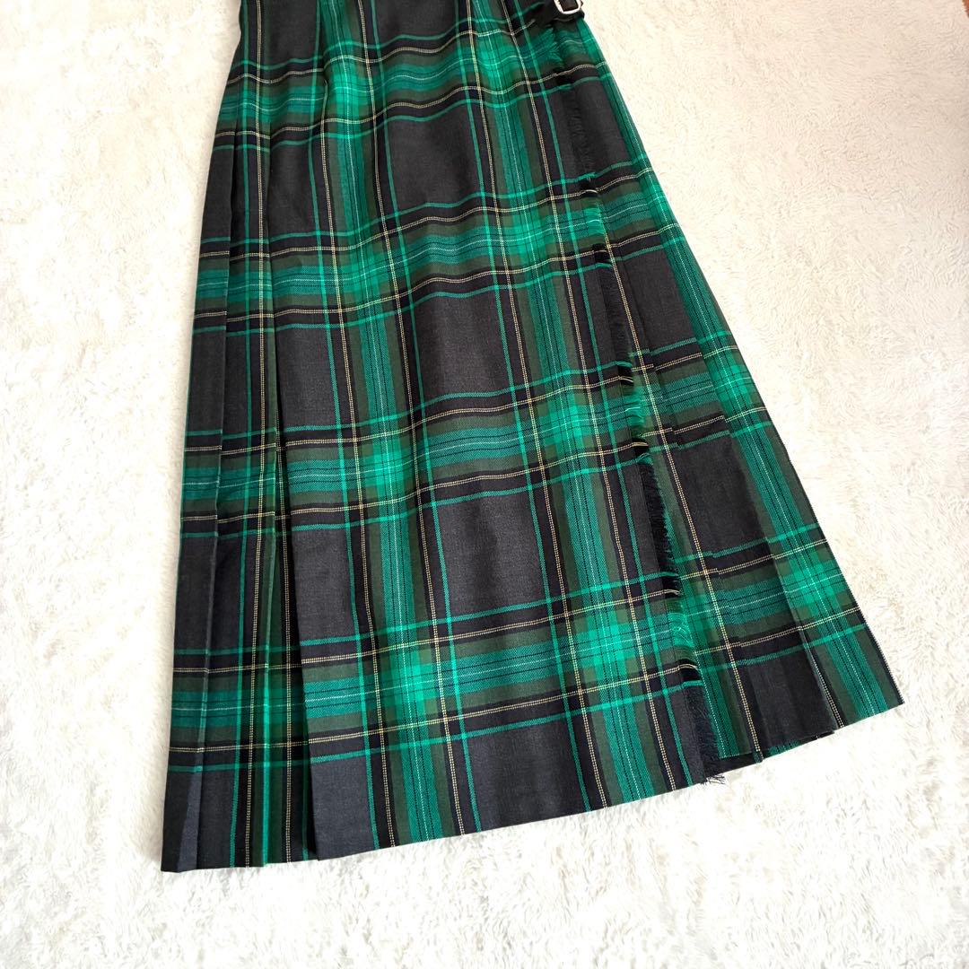 極美品 オニールオブダブリン キルトスカートマキシ丈 ピン付属 BEAMS別注