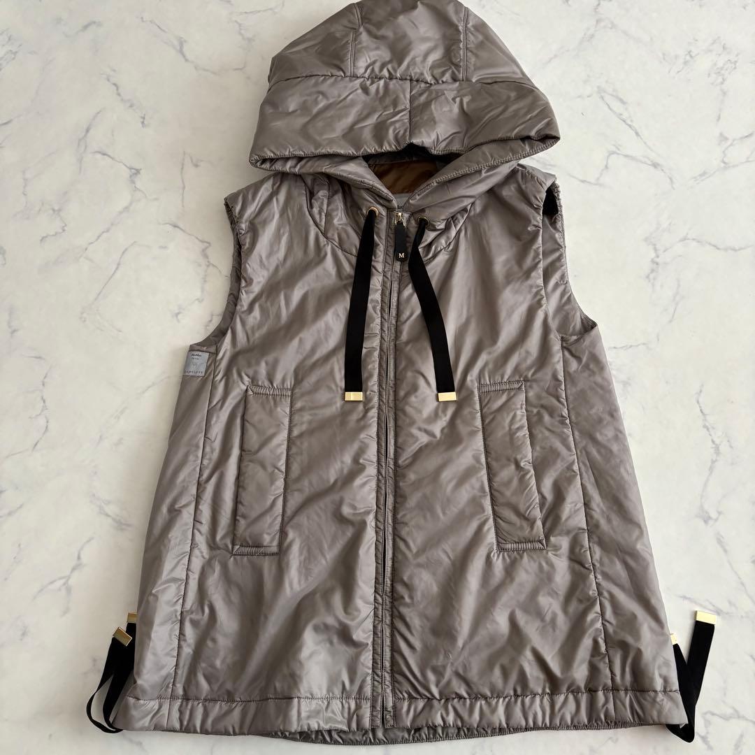 MaxMara The Cube CAMELUXE フード付き 中綿ベスト