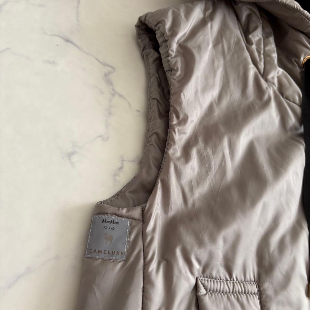 MaxMara The Cube CAMELUXE フード付き 中綿ベスト