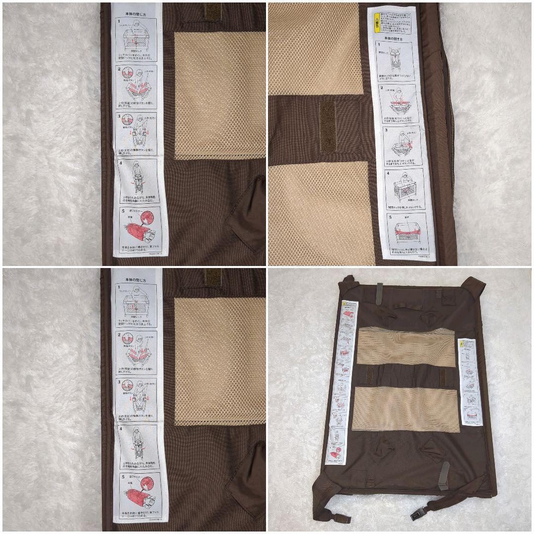 Aprica ココネルエアー プラス チョコレートブラウン ベビーベッド