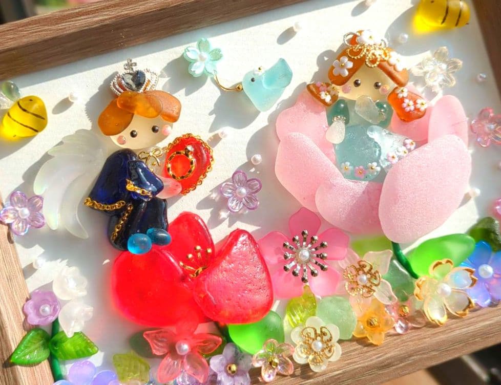 シーグラスアート　たかりん様ご確認用