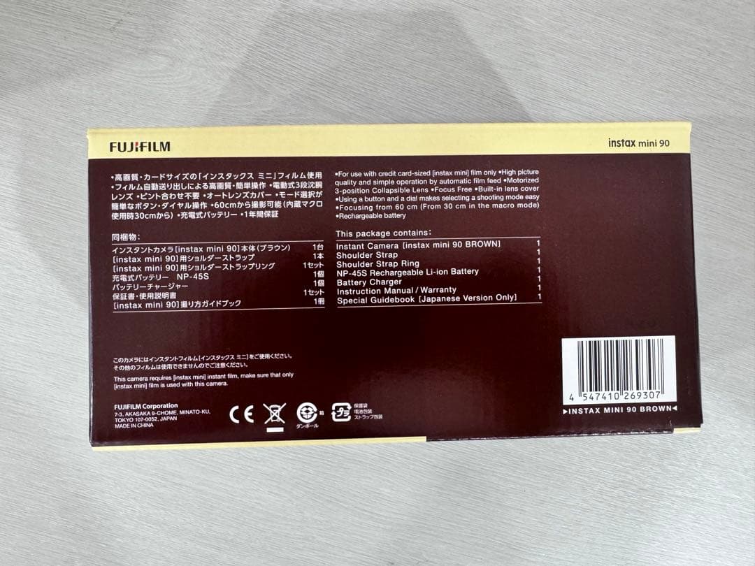 FUJI FILM INSTAX MINI 90 ネオクラシック BROWN