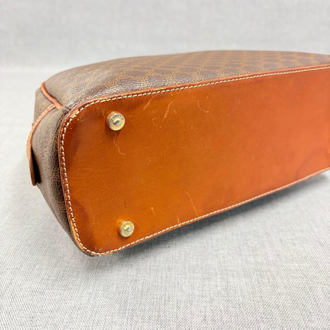 CELINE セリーヌ マカダム ハンドバッグ トリオンフ PVC ヴィンテージ