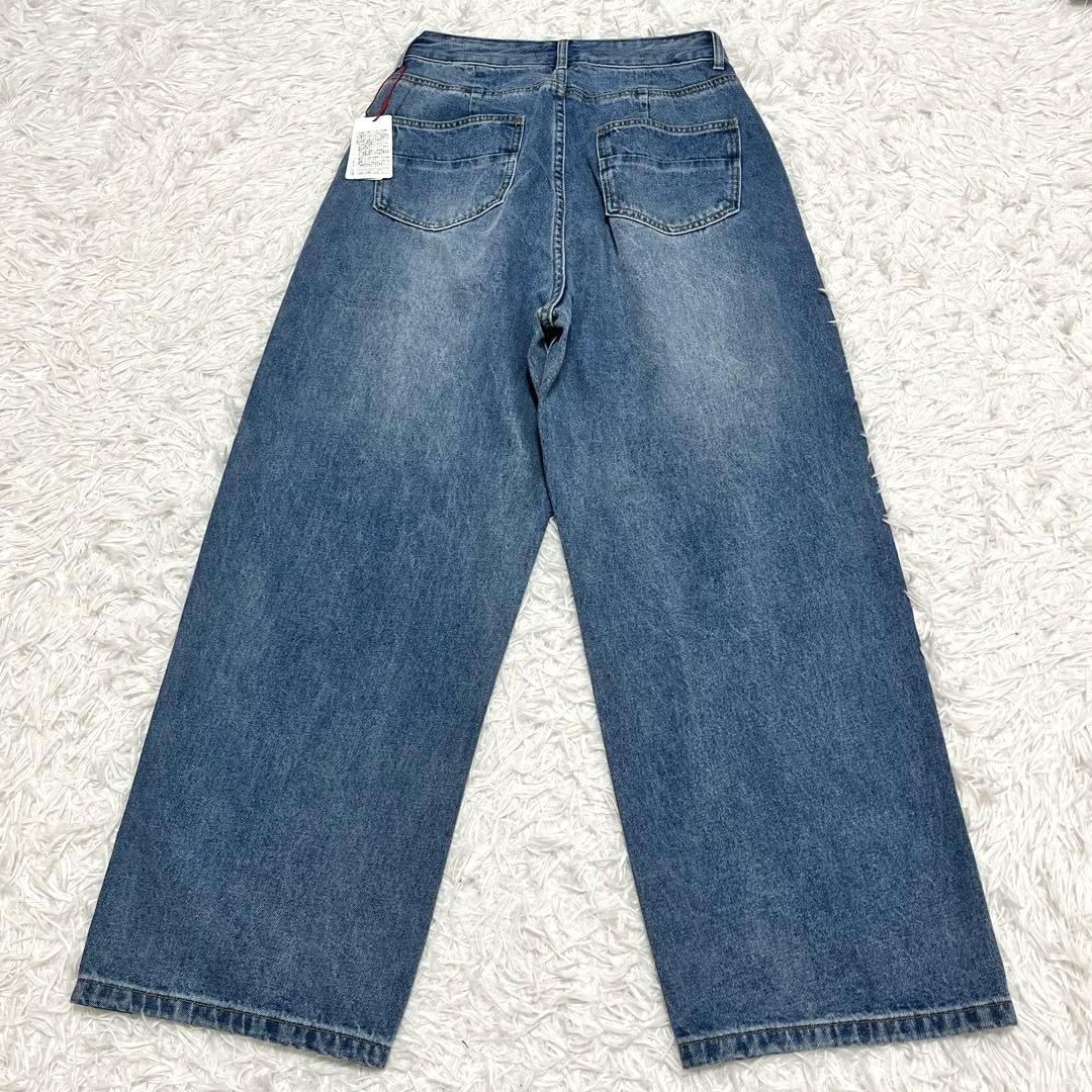 新品 ディニテコリエ タックワイドデニム cyan tokyo cafune