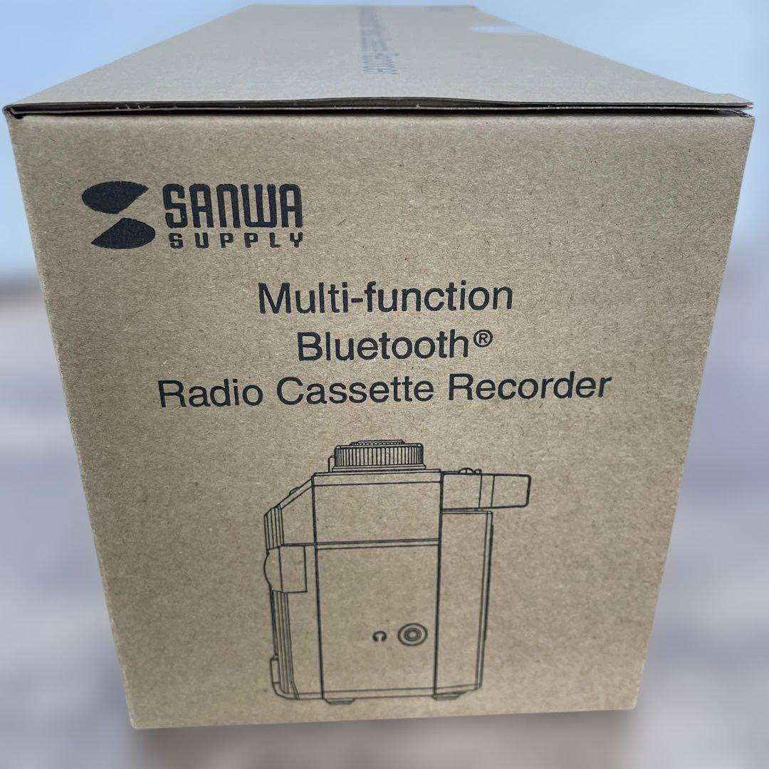12038 サンワダイレクト Bluetooth搭載 ラジカセ変換プレーヤー