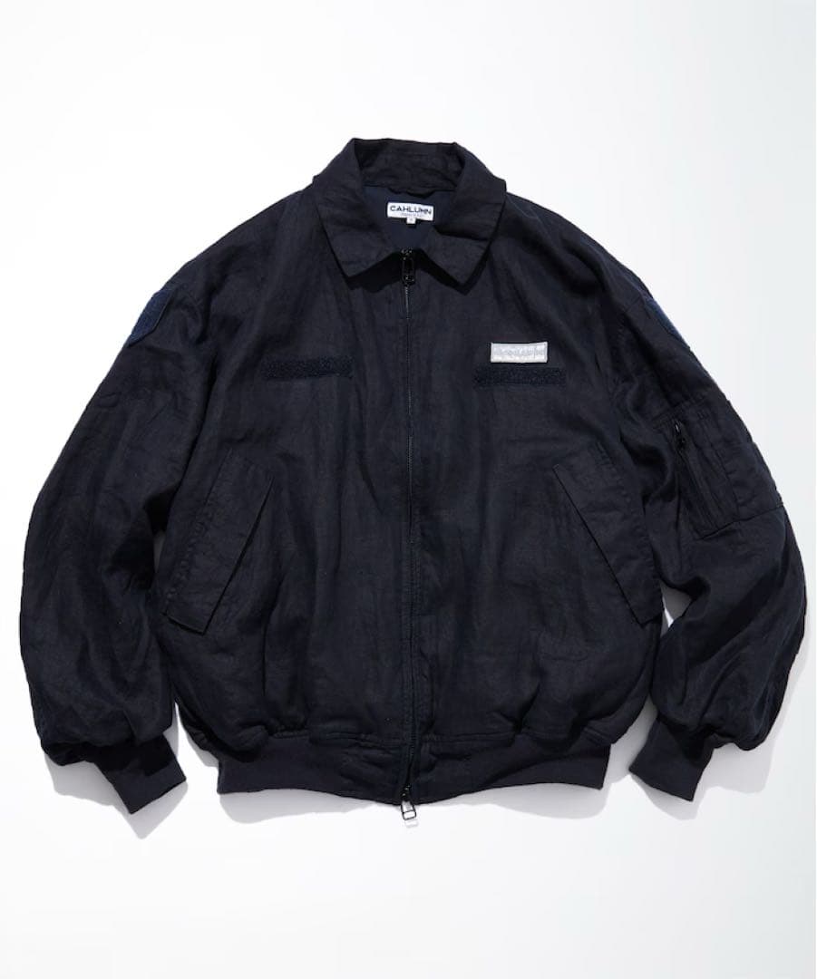 カウラム　Linen Heli Crew Jacket