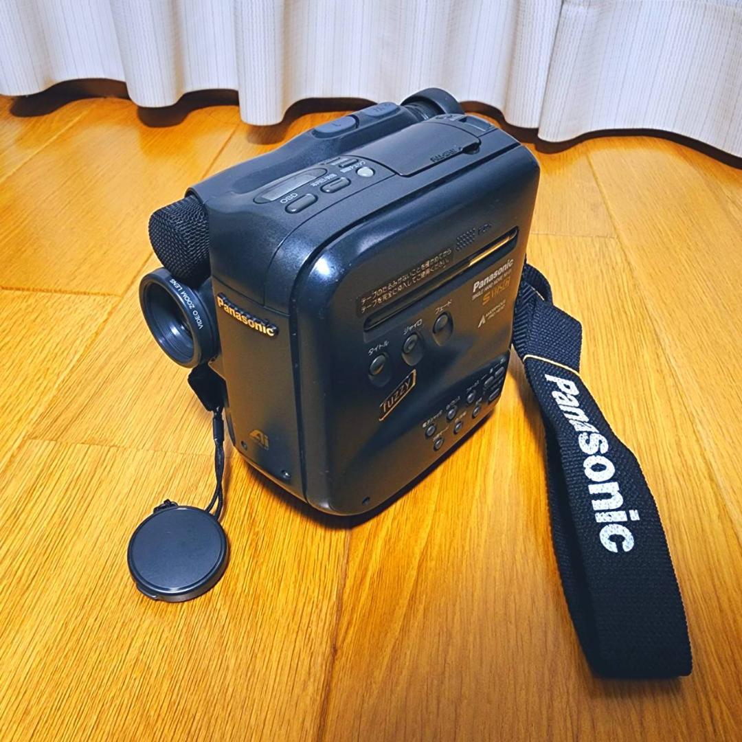 【動作確認済】Panasonic 高画質 S VHS-C ビデオカメラ セット