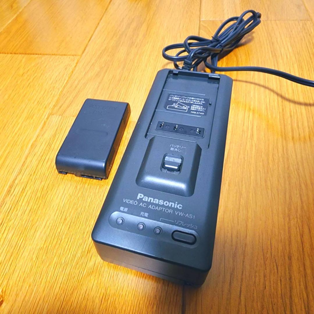 【動作確認済】Panasonic 高画質 S VHS-C ビデオカメラ セット