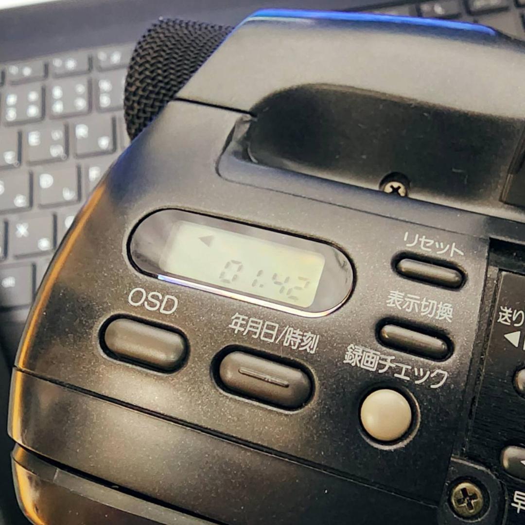 【動作確認済】Panasonic 高画質 S VHS-C ビデオカメラ セット