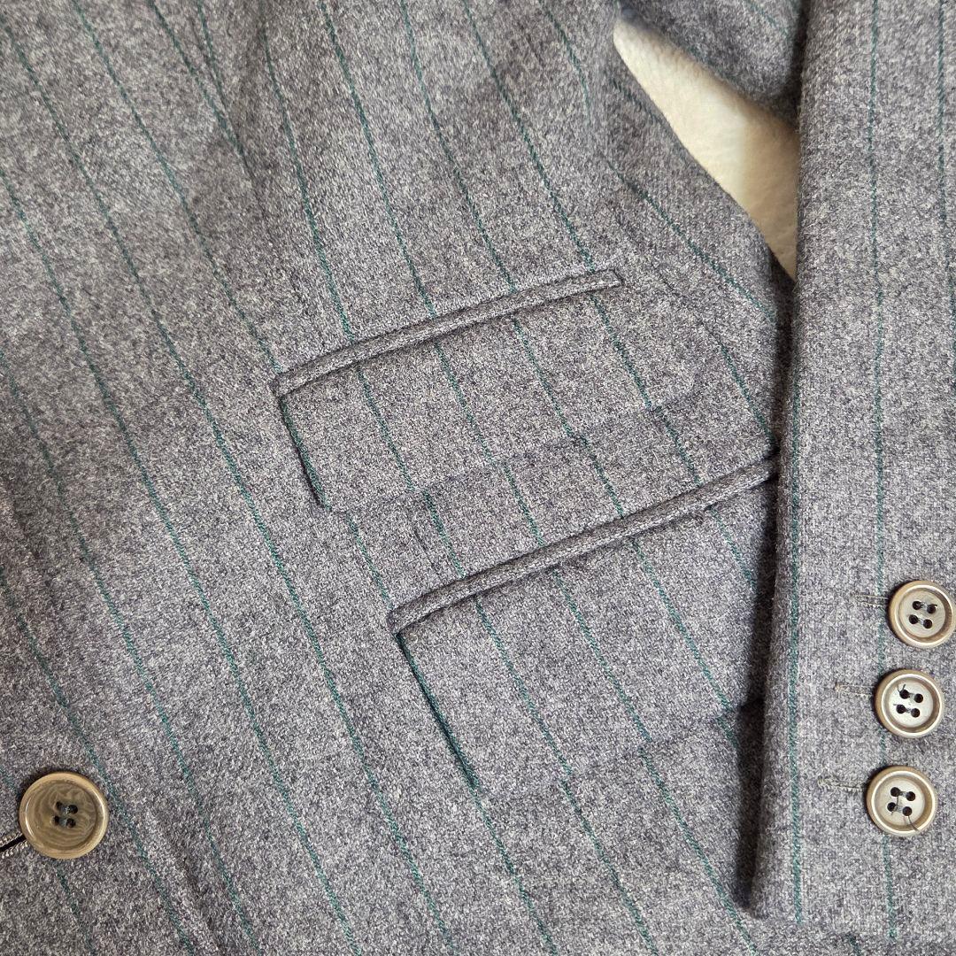 ポールスミスパンツスーツ　セットアップ　タック付きワイドパンツ