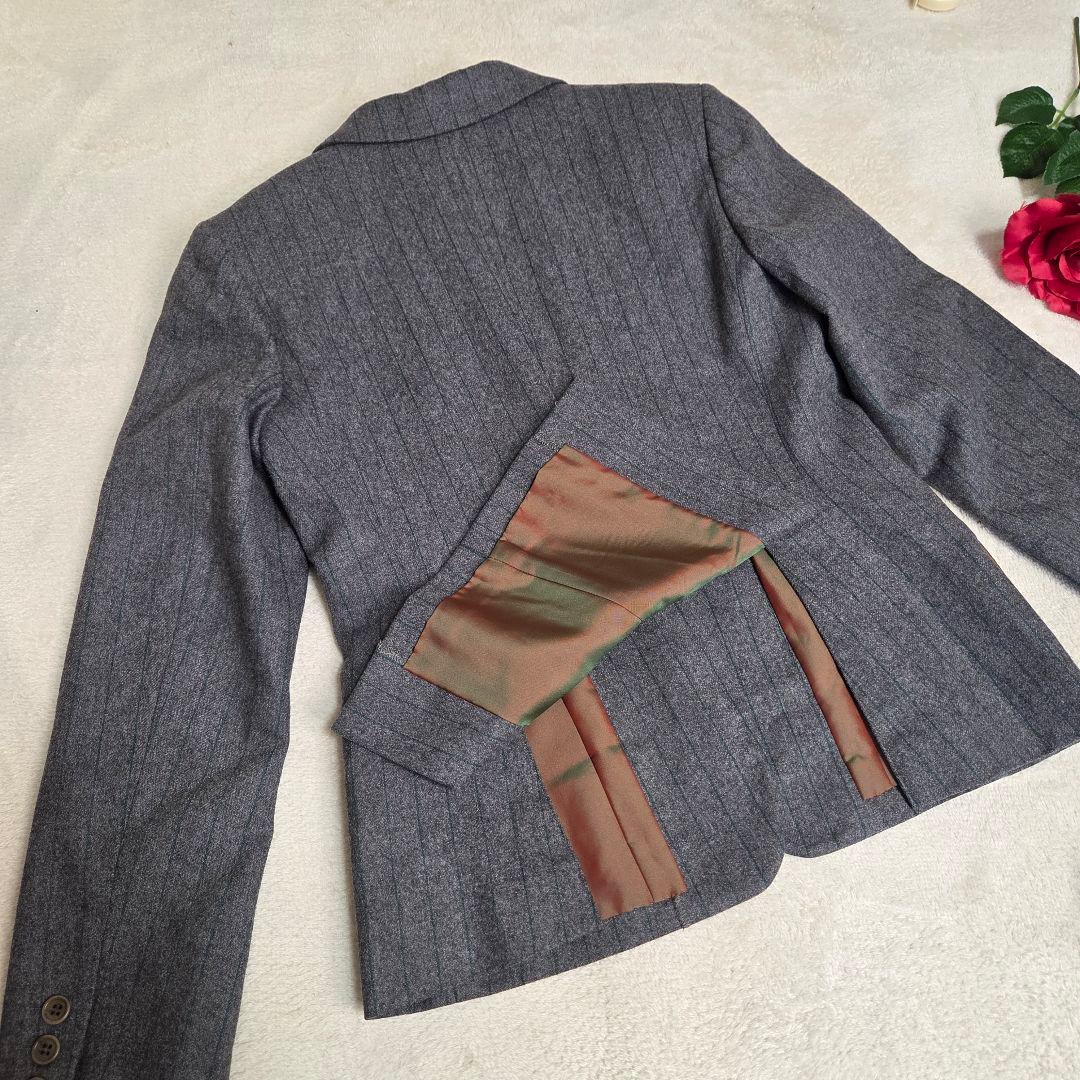 ポールスミスパンツスーツ　セットアップ　タック付きワイドパンツ