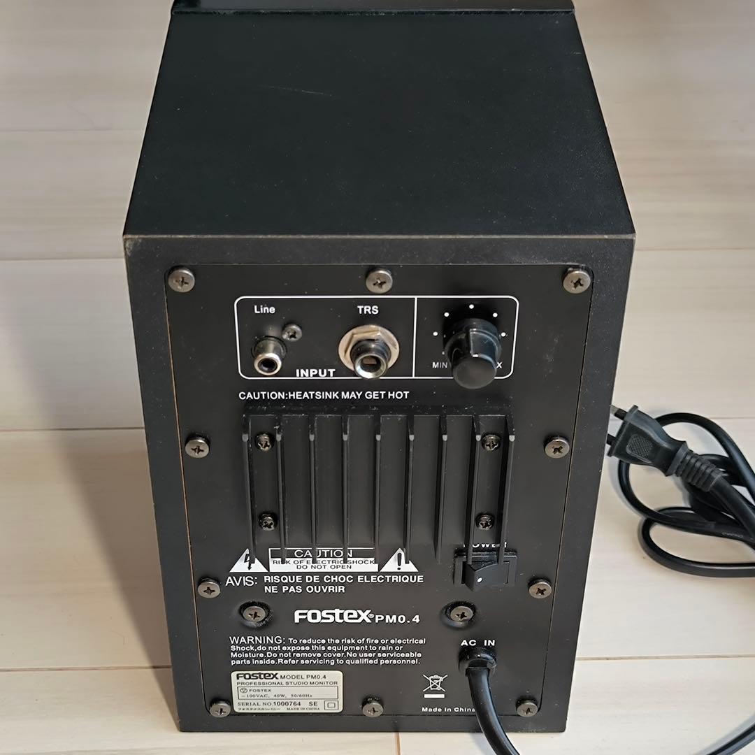 名機 FOSTEX PM0.4 スタジオモニター ペア シリアル連番 動作確認済