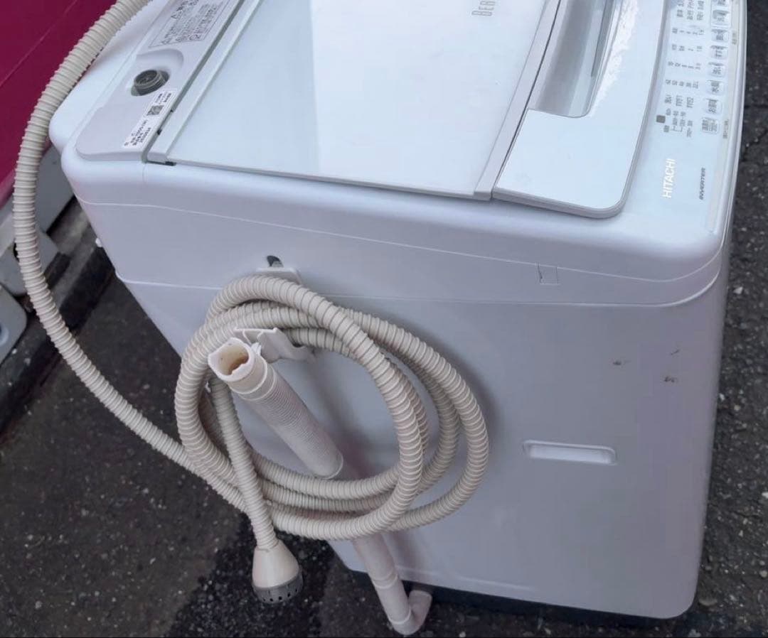 日立全自動洗濯機 BEAT WASH BW-V80G 2022年製