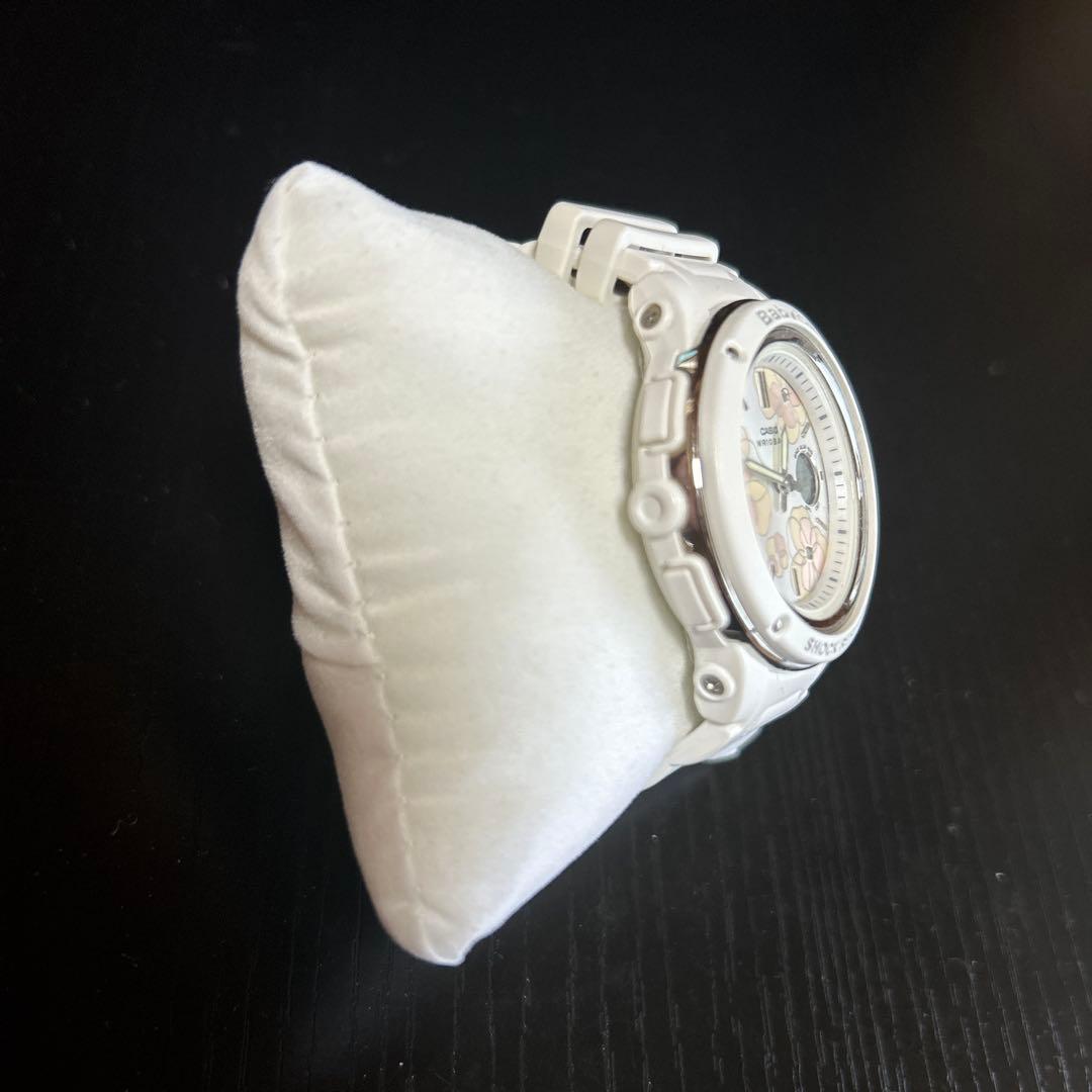 G-SHOCK Baby-G　フローラル ダイアル 花柄　ホワイト