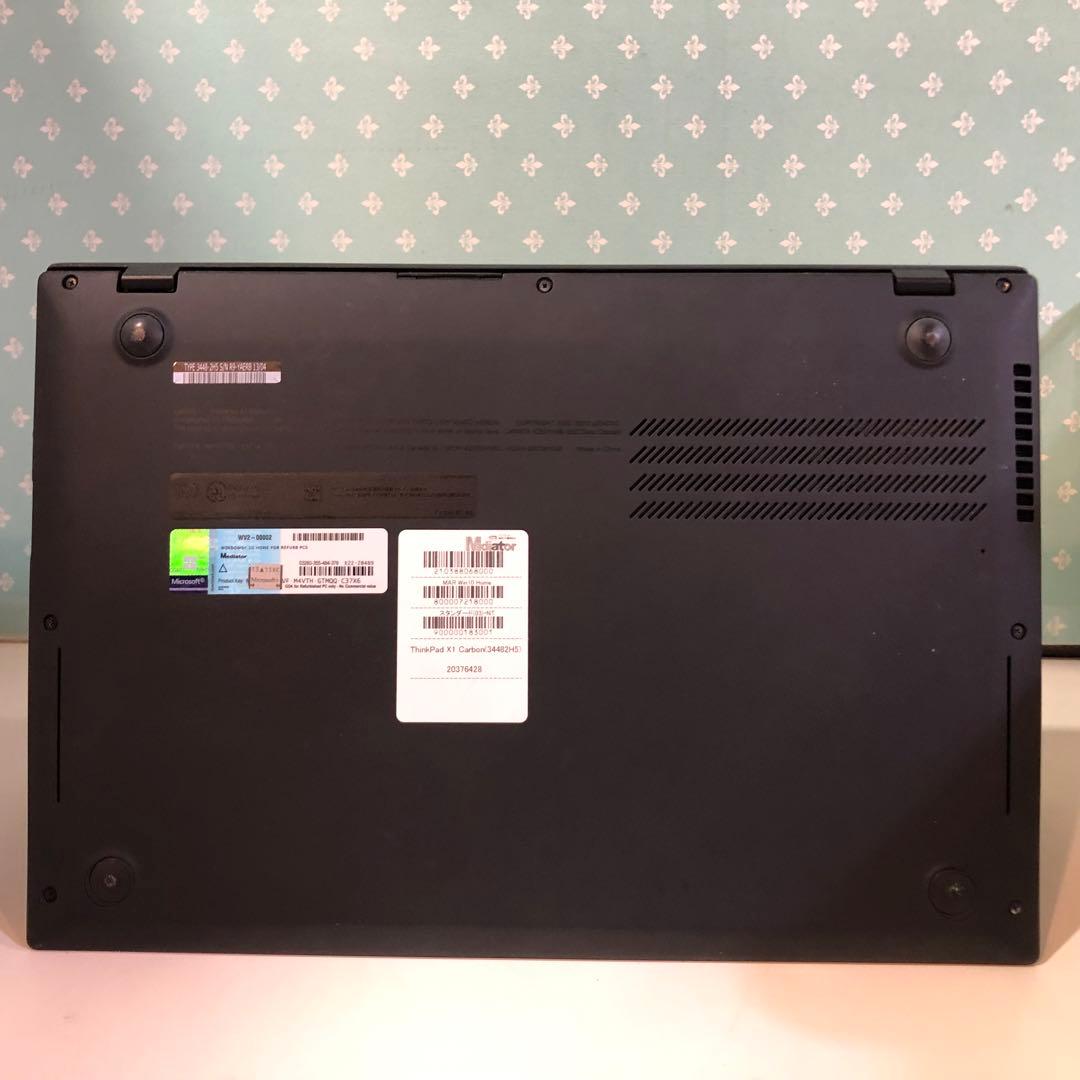 レノボ X1 Carbon i5-3427U 4GB HD166GB 動作OK