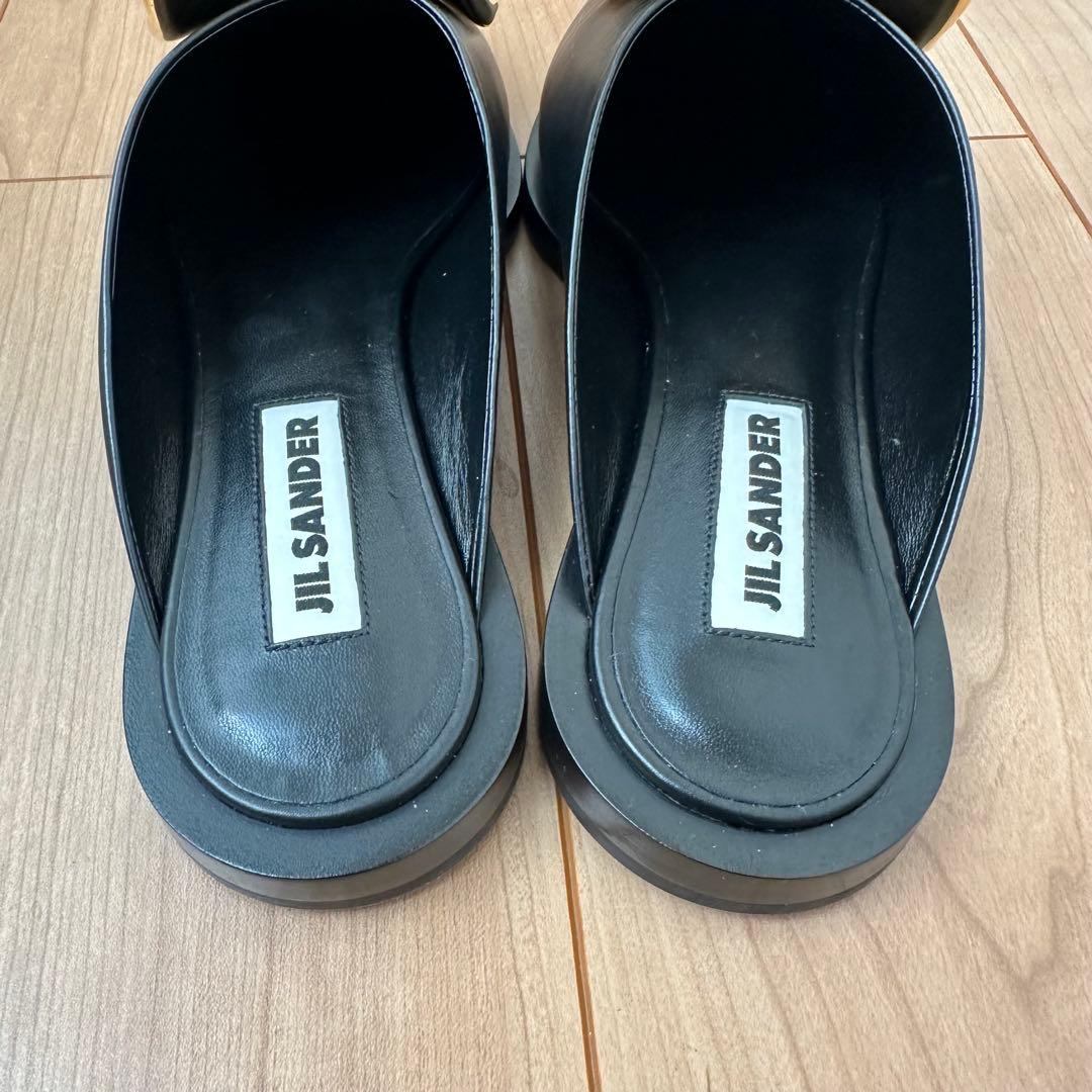 JIL SANDER メタルプレート　ミュール　サイズ38