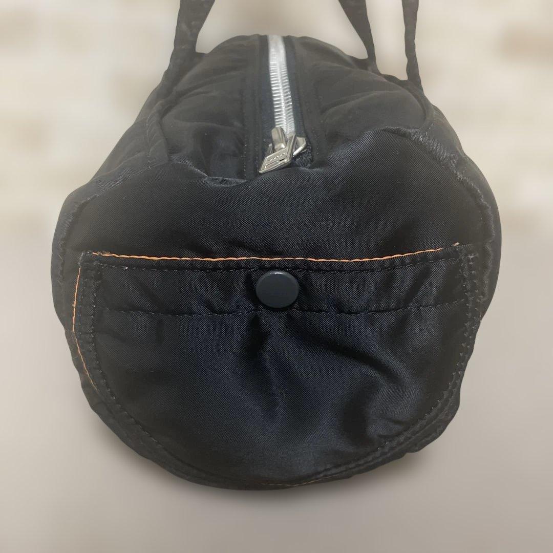 【美品】PORTER TANKER ダッフルバッグ ミニボストンバッグ 黒