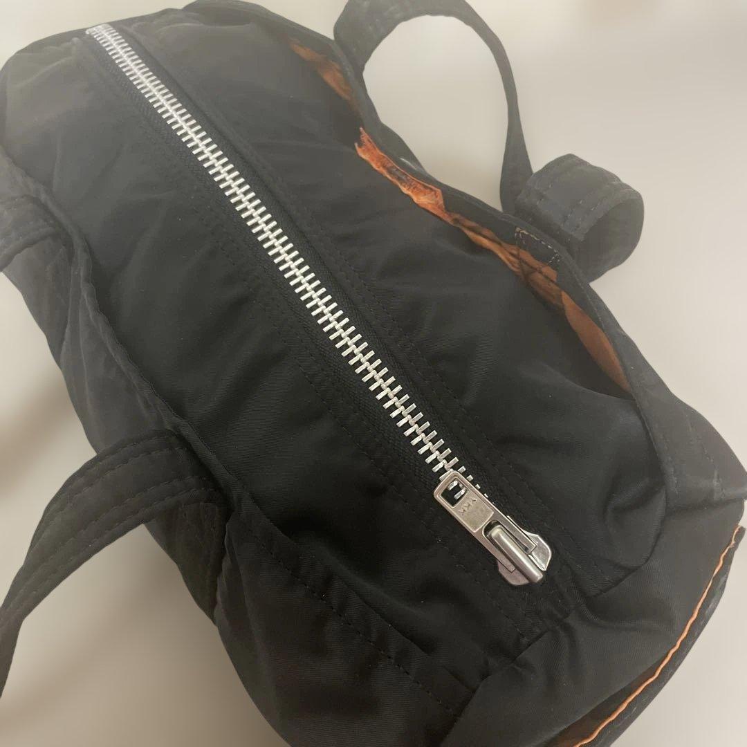 【美品】PORTER TANKER ダッフルバッグ ミニボストンバッグ 黒
