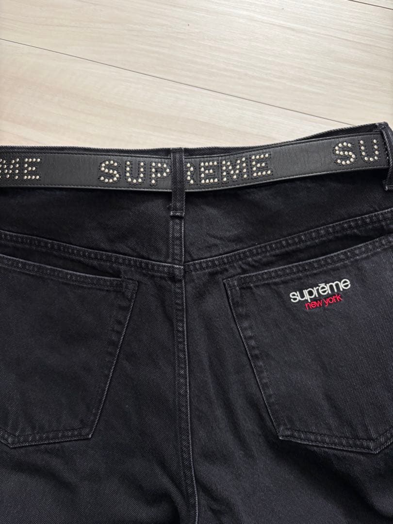Supreme Studded Logo Belt スタッズ ロゴ ベルトS/M