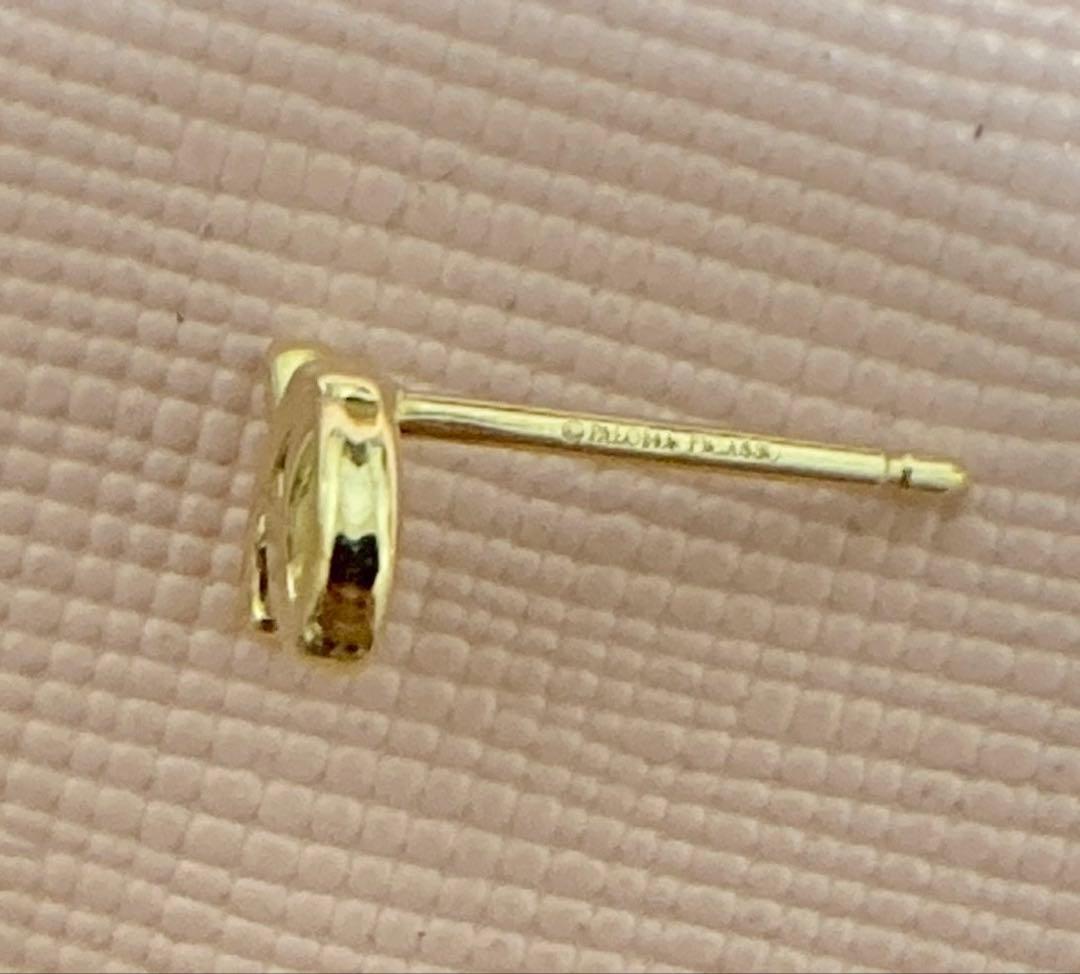 Tiffany & Co. ラブ＆キス XOシングルピアス18金イエローゴールド