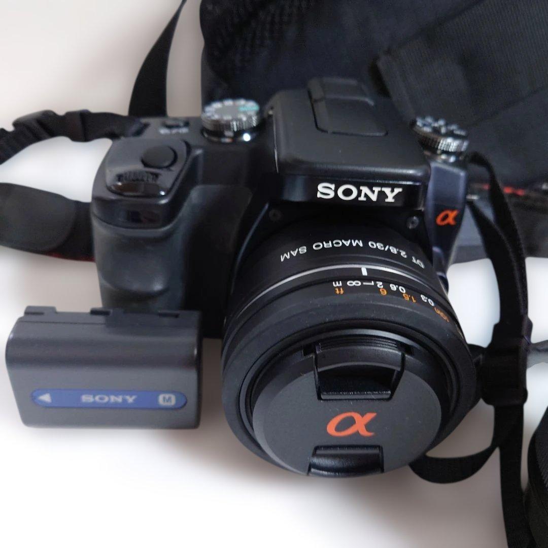 SONY ソニー α100 DSLR-A100 デジタル一眼レフカメラ　レンズ