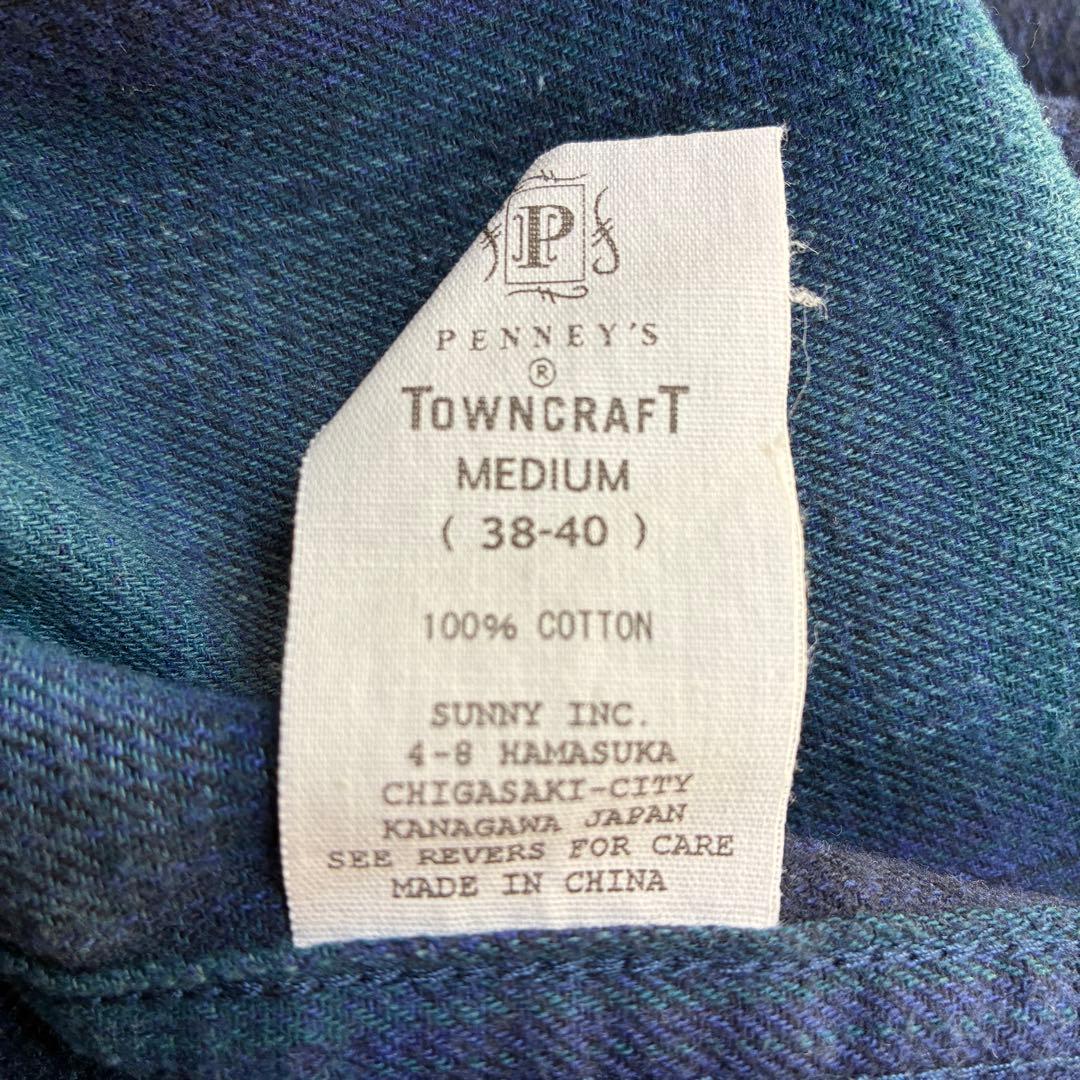 TOWNCRAFT タウンクラフト 60s NEL オンブレチェック 現行品 M