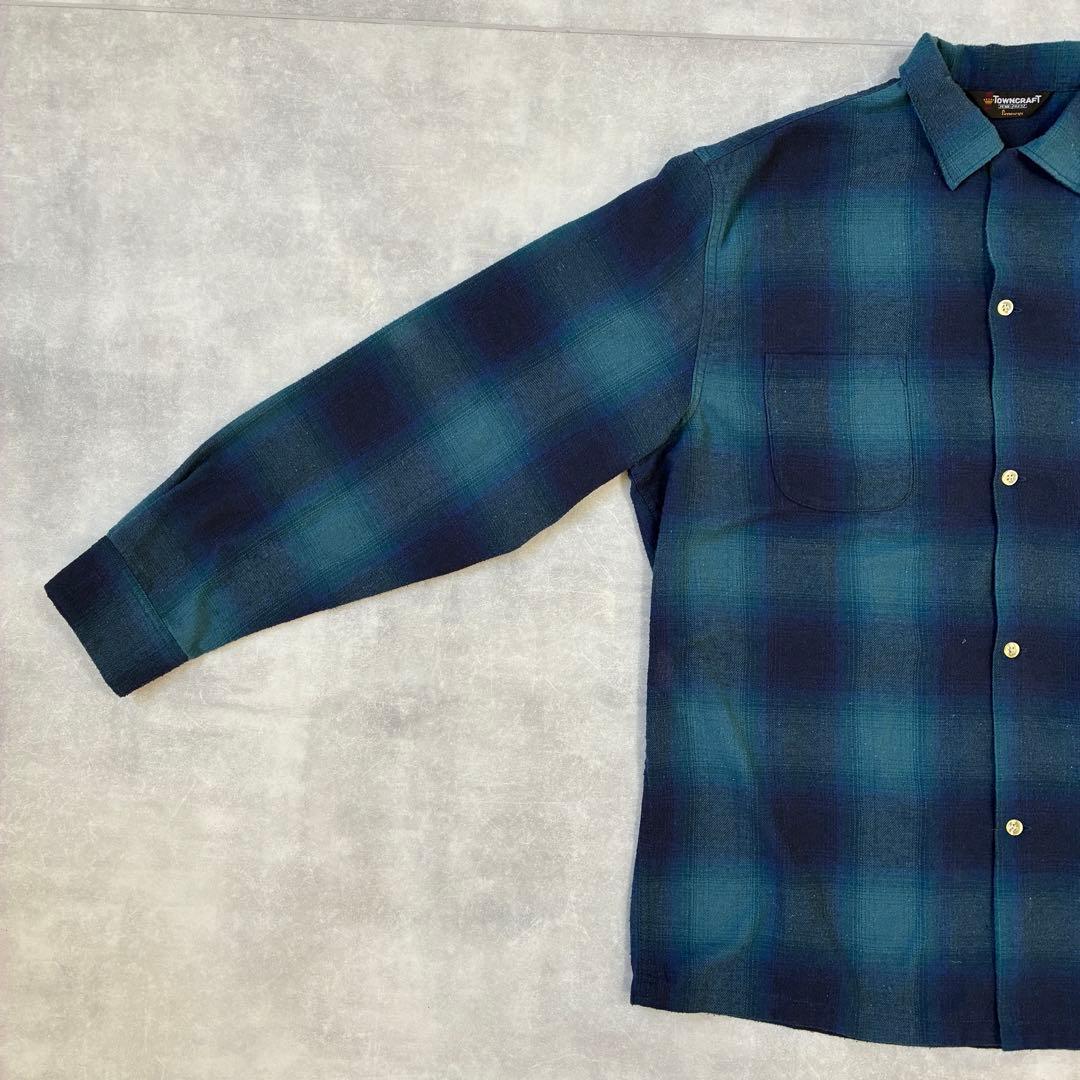 TOWNCRAFT タウンクラフト 60s NEL オンブレチェック 現行品 M