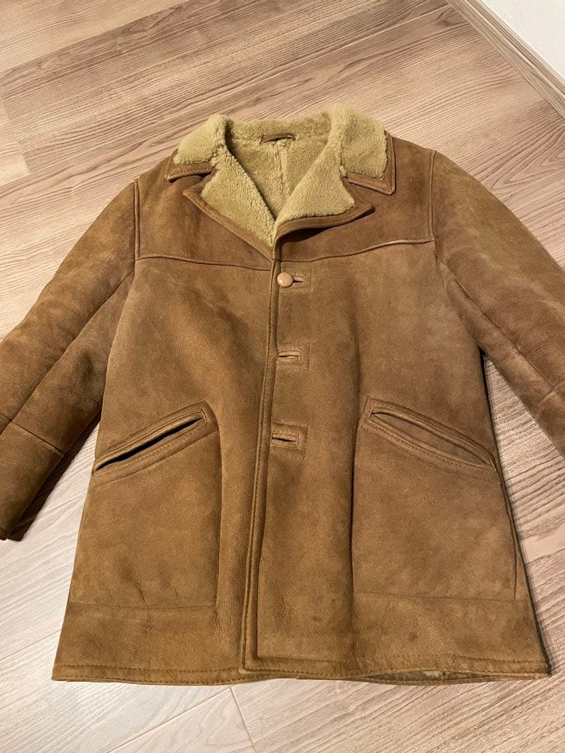 シープスキン　ランチコート　英国製