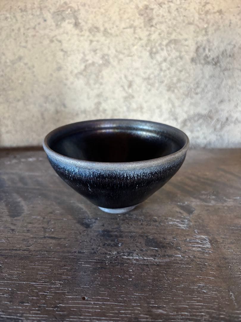 天目茶碗 中国 布貼り箱付き