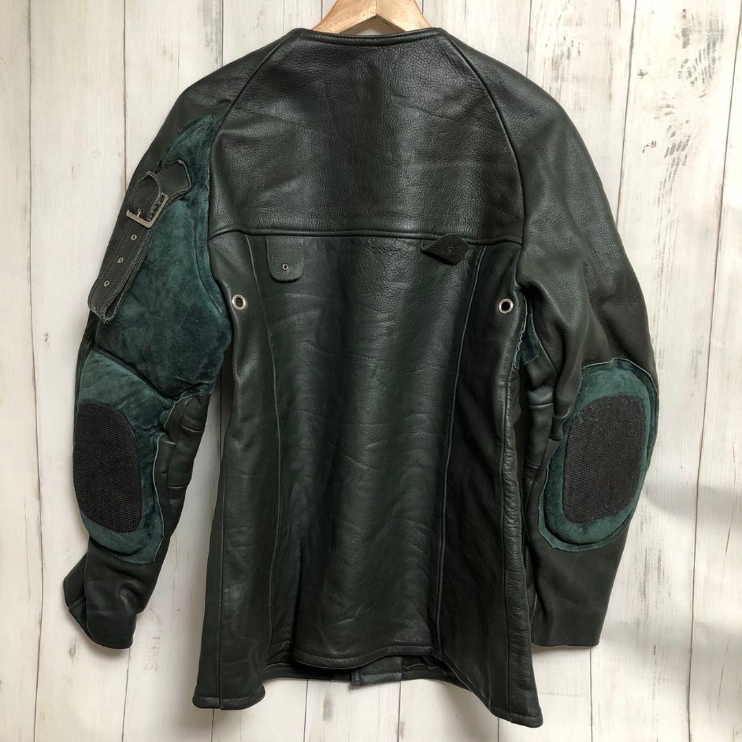 70s ユーロレザー シューティングジャケット レザー 本革 ヴィンテージ