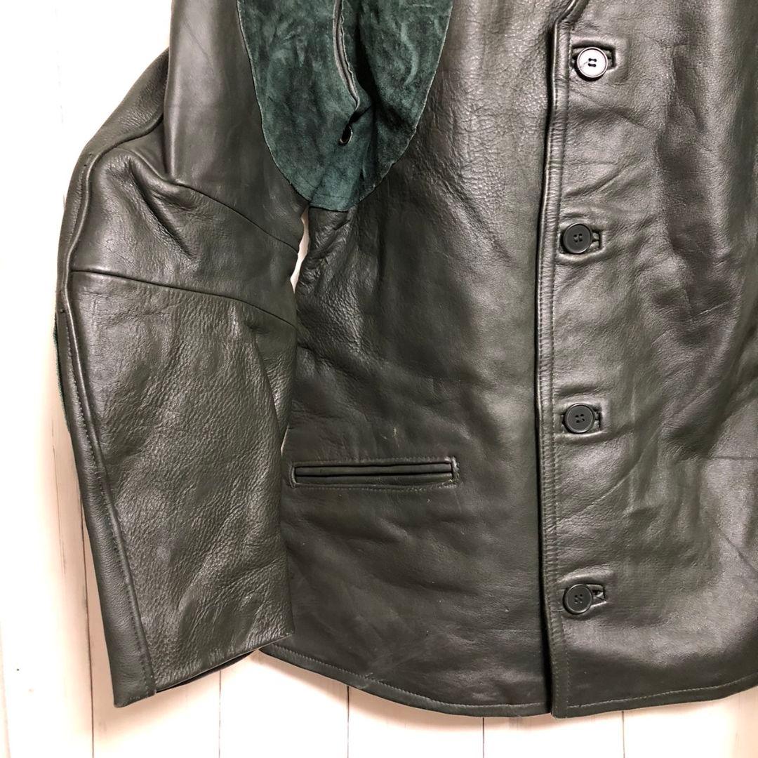 70s ユーロレザー シューティングジャケット レザー 本革 ヴィンテージ