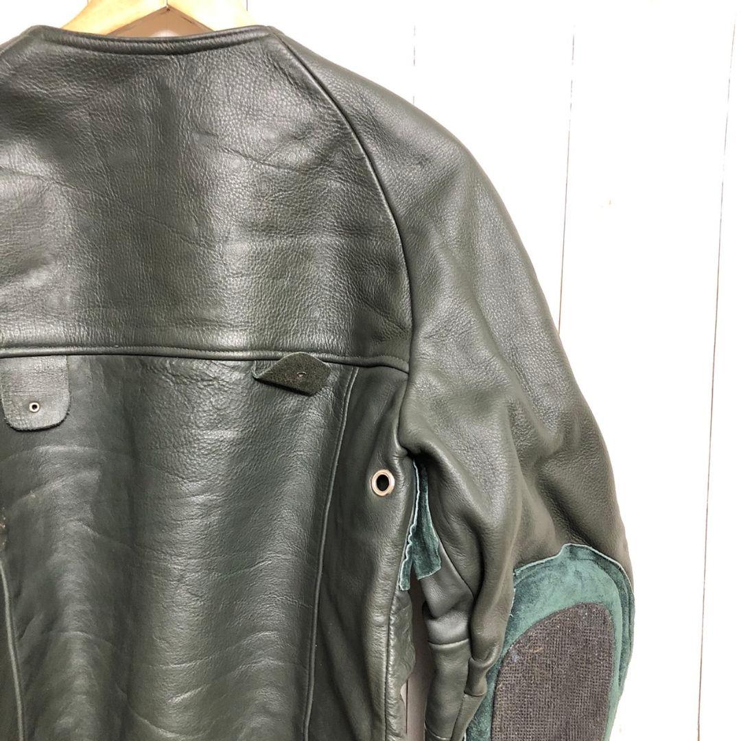 70s ユーロレザー シューティングジャケット レザー 本革 ヴィンテージ