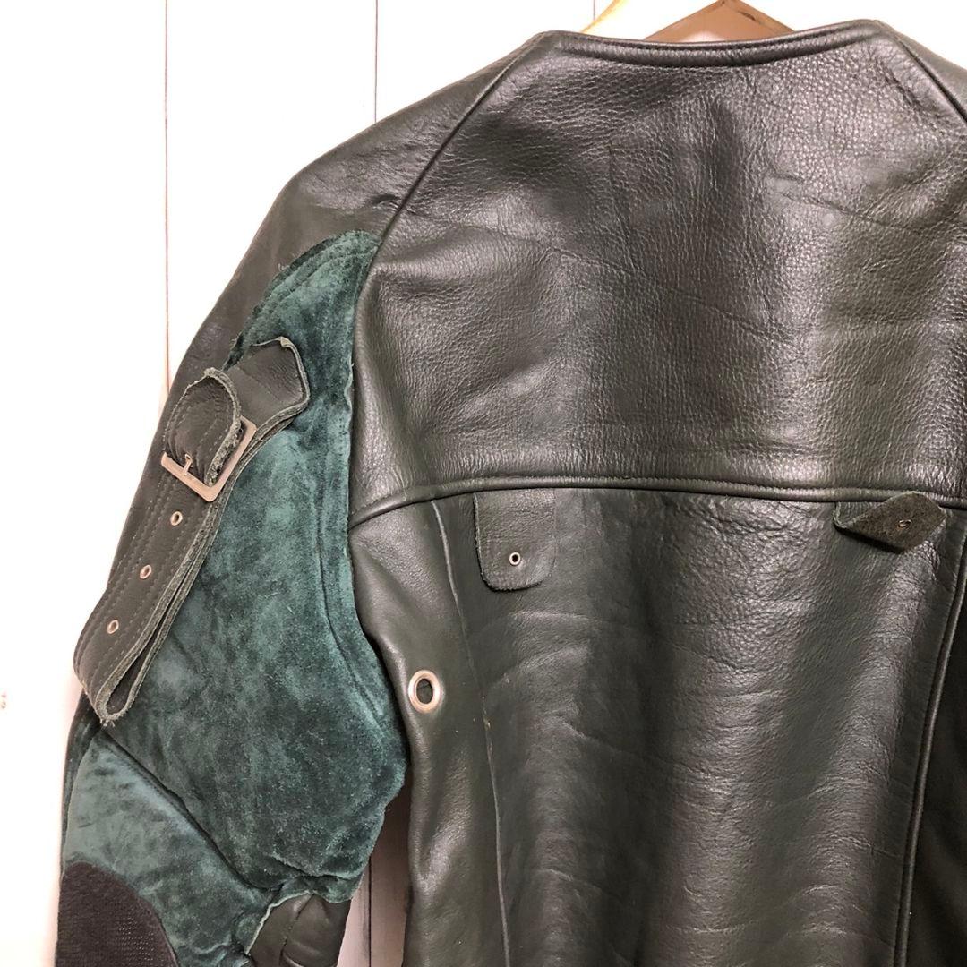 70s ユーロレザー シューティングジャケット レザー 本革 ヴィンテージ