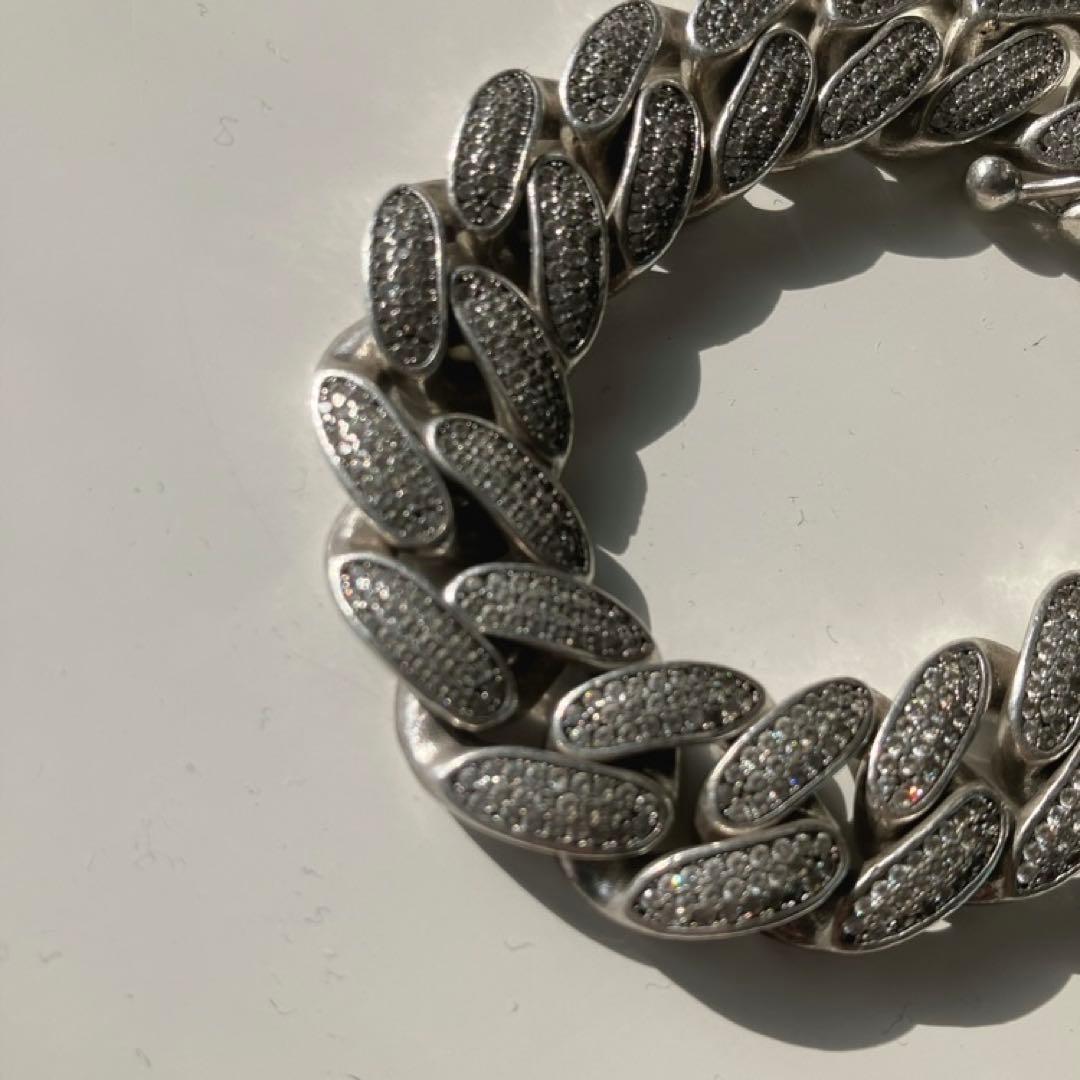 極太 SV925 マイアミチェーンブレスレット｜アヴァランチ AVALANCHE