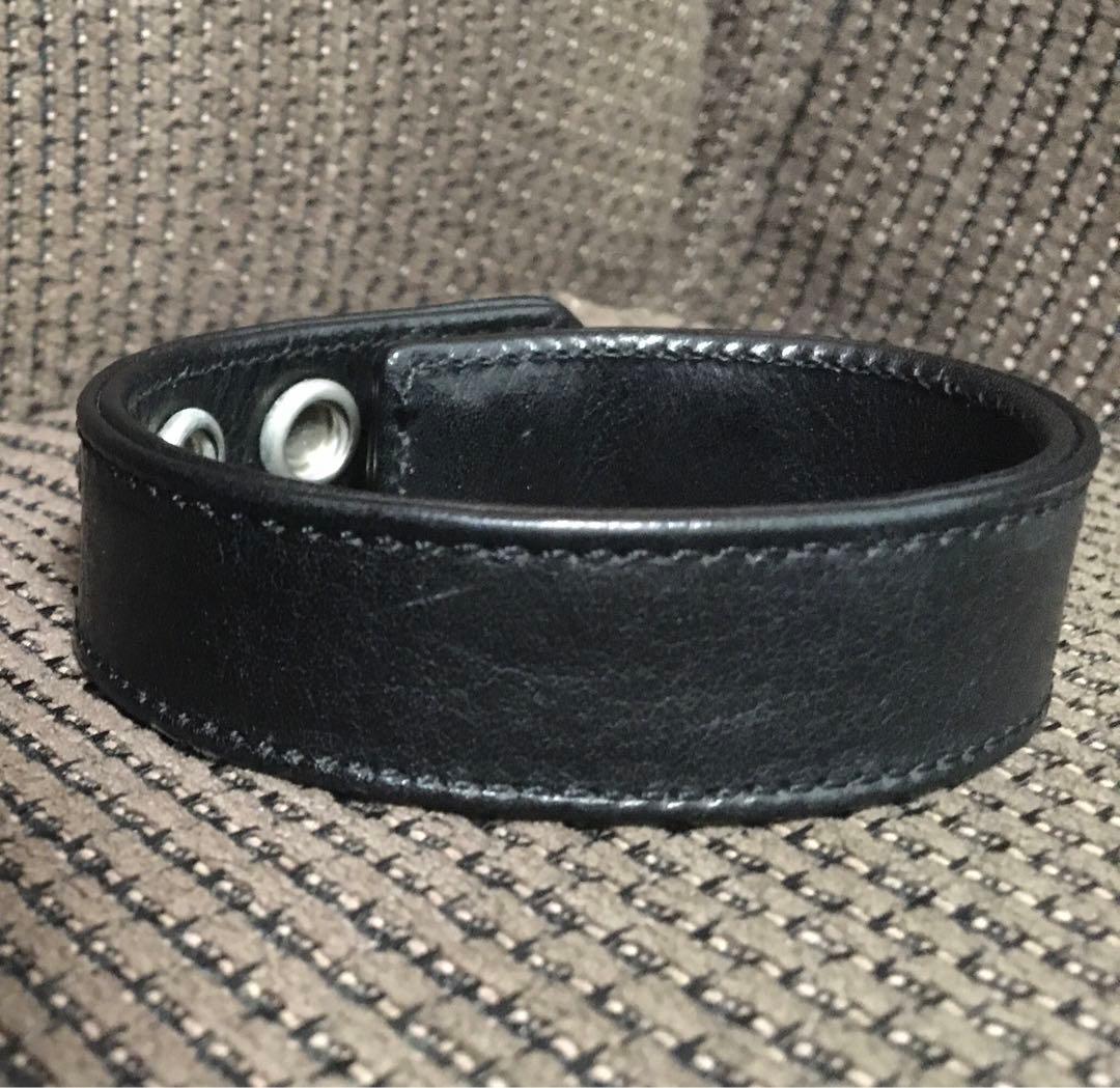 Chrome hearts クロムハーツ クロスボール レザー ブレスレット